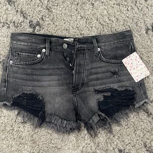Black free people shorts